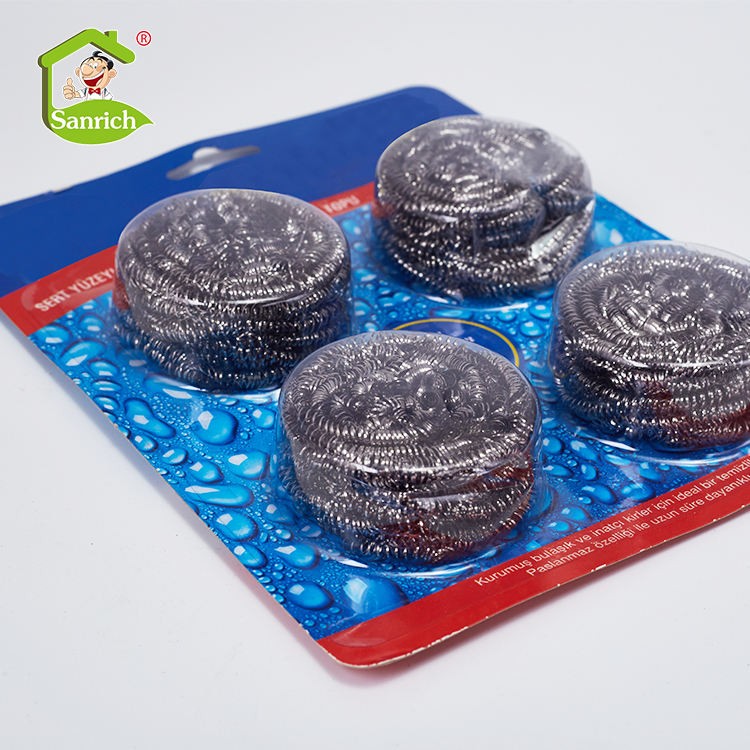 Daily Life Necessity Products Stainless Steel Scourer Cleaning Scrubber Balls For Kitchen